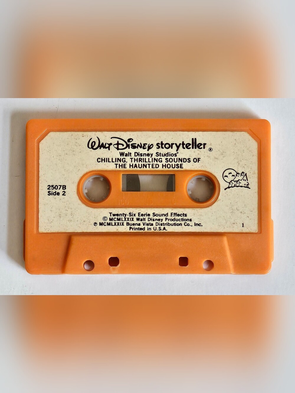 RARE Walt Disney Studios "Chilling Sounds Of The Haunted House" 1979 Cassette